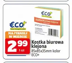 E.Leclerc Kostka biurowa klejona kolor ECO+ oferta