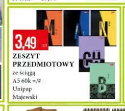 E.Leclerc Zeszyt przedmiotowy ze ściągą A5 60-kartkowy oferta