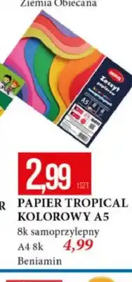 E.Leclerc Papier tropical kolorowy Beniamin A4 8k oferta