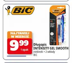 E.Leclerc Długopis żelowy BIC Intensity Gel Smooth niebieski + 2 wkłady oferta