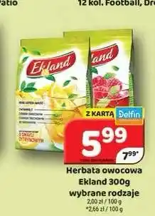Delfin Herbata owocowa Ekland oferta