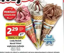 Delfin Lody rożek Koral czekoladowe oferta