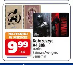 E.Leclerc Kołozeszyt A4 kratka Beniamin oferta