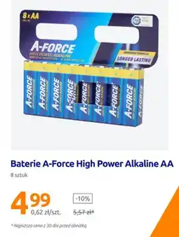 Action Baterie A-Force High Power Alkaline AA 8-pak oferta