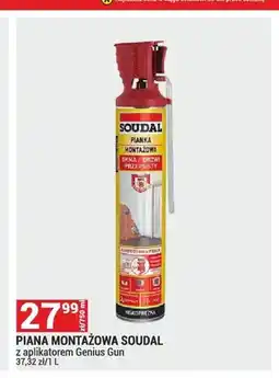 Merkury Market Piana montażowa Soudal Genius Gun oferta