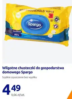 Action Wilgotne chusteczki do gospodarstwa domowego Spargo 16x20 cm oferta