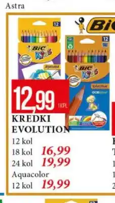 E.Leclerc Kredki Evolution BIC 24 kolory oferta