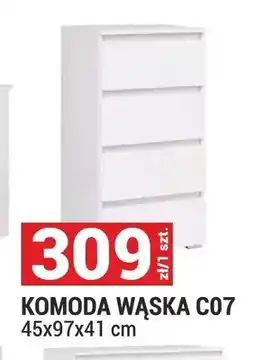Merkury Market Komoda wąska Cosmo C07 oferta