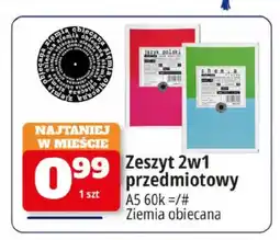 E.Leclerc Zeszyt 2w1 przedmiotowy A5 60k Ziemia Obiecana oferta