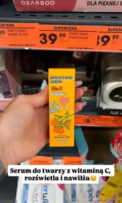 Biedronka Serum do twarzy Dearboo Brightening Vita C Hyaluronic oferta
