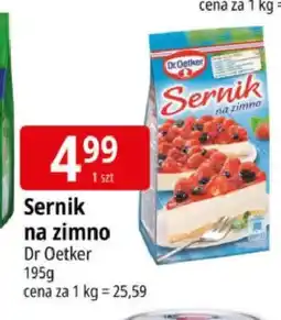 E.Leclerc Sernik na zimno Dr Oetker oferta