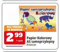 E.Leclerc Papier kolorowy A5 samoprzylepny Artsezon oferta