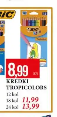 E.Leclerc Kredki Tropicolors BIC 12 kolorów oferta