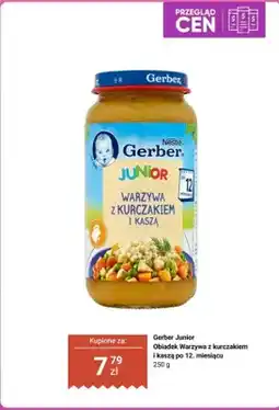 Biedronka Obiadek Gerber Junior Warzywa z kurczakiem i kaszą po 12. miesiącu oferta