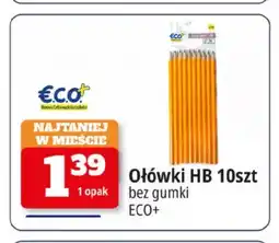 E.Leclerc Ołówki HB Eco+ 10 sztuk bez gumki oferta