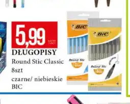 E.Leclerc Długopis Round Stic Classic Bic 8-pak oferta