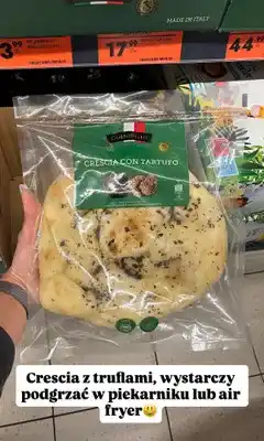 Biedronka Crescia z truflami GustoBello oferta