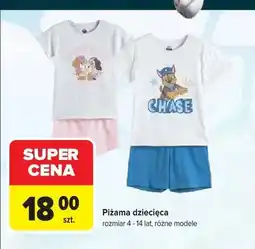 Carrefour Piżama dziecięca Psi Patrol oferta