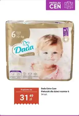Biedronka Pieluszki dla dzieci Dada Extra Care rozmiar 6 oferta