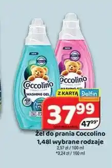 Delfin Żel do prania Coccolino Care oferta