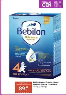 Biedronka Mleko dla dzieci Bebilon Advance Pronutra 4 Junior 2-pak oferta