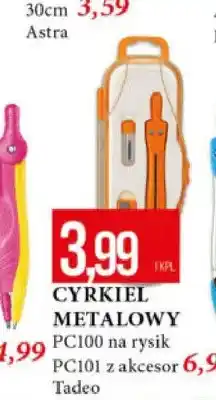 E.Leclerc Cyrkiel metalowy Tadeo PC100 na rysik oferta