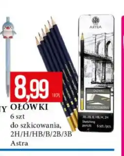 E.Leclerc Ołówki do szkicowania Astra 6-pak oferta