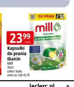 E.Leclerc Kapsułki do prania tkanin Mill color oferta
