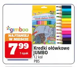 E.Leclerc Kredki ołówkowe JUMBO Gimboo oferta