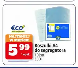 E.Leclerc Koszulki A4 do segregatora ECO+ 100 sztuk oferta