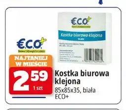 E.Leclerc Kostka biurowa klejona biała ECO+ oferta