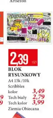 E.Leclerc Blok rysunkowy Scribbles A4 15k/10k kolor oferta