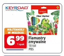 E.Leclerc Flamastry zmywalne Keyroad 18 kolorów oferta