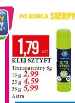 E.Leclerc Klej sztyft Astra Transparentny oferta