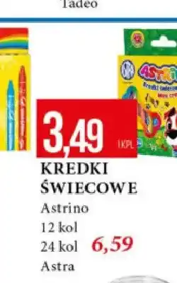 E.Leclerc Kredki świecowe Astrino 12 kolorów oferta