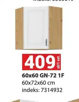 Merkury Market Szafka kuchenna narożna wisząca Stilo 60x60 GN-72 1F oferta
