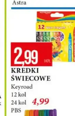 E.Leclerc Kredki świecowe Keyroad 12 kolorów oferta