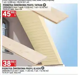 Merkury Market Podbitka świerkowa profil Klasik klasa A/B oferta