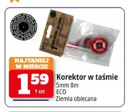 E.Leclerc Korektor w taśmie ECO Ziemia Obiecana oferta