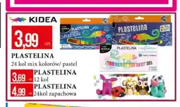 E.Leclerc Plastelina Kidea 24 kol mix kolorów/pastel oferta