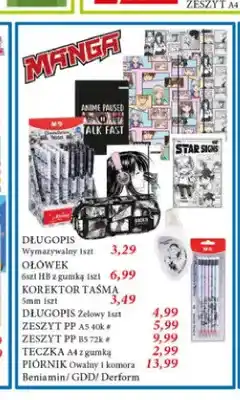 E.Leclerc Ołówek HB z gumką Manga 6 szt oferta