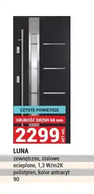 Merkury Market Drzwi zewnętrzne stalowe Luna oferta