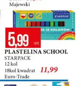 E.Leclerc Plastelina School Starpack 12 kol oferta