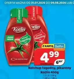 Delfin Ketchup łagodny Kotlin oferta
