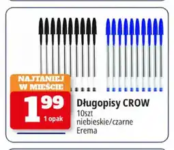 E.Leclerc Długopisy Crow niebieskie oferta