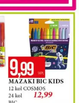 E.Leclerc Mazaki Bic Kids Cosmos 24 kolory oferta