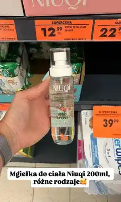 Biedronka Mgiełka do ciała Niuqi Apple Breeze oferta