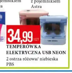 E.Leclerc Temperówka elektryczna USB Neon PBS oferta