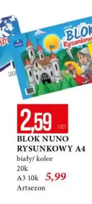 E.Leclerc Blok rysunkowy Nuno A3 10k oferta