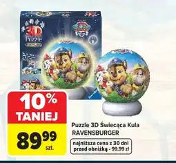 Carrefour Puzzle 3D Świecąca Kula Ravensburger Psi Patrol oferta